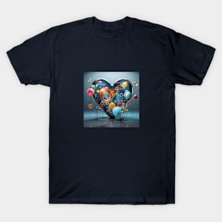 glass bubbles composition T-Shirt